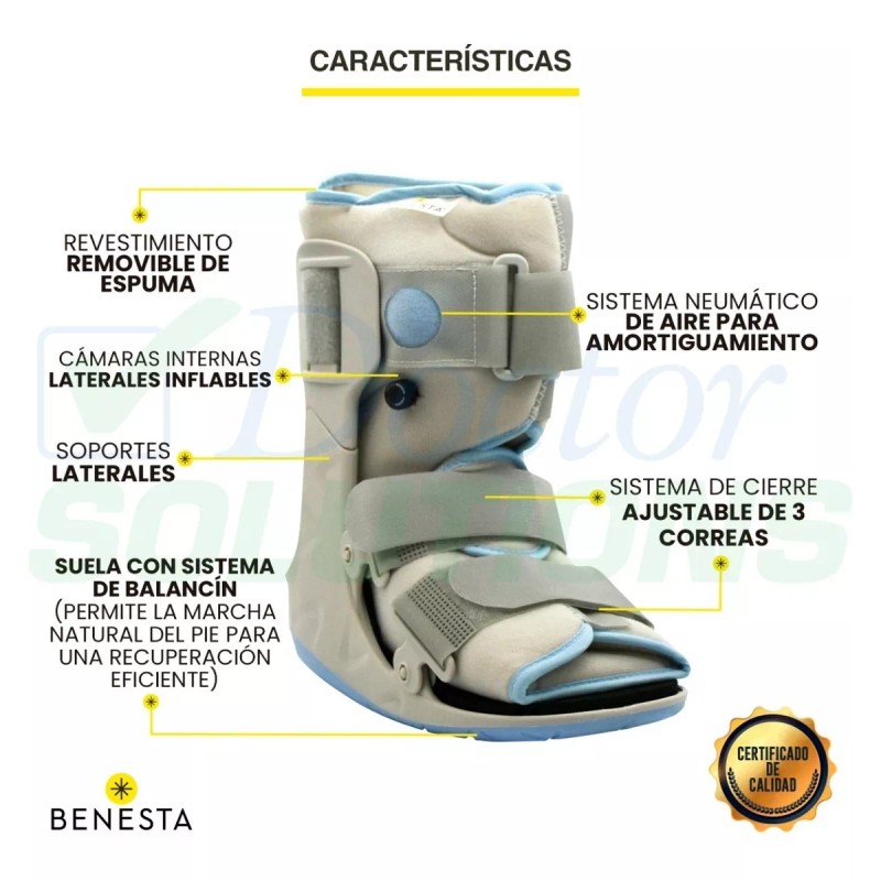 Benesta Bota Walker Benesta Neumática Corta De 11