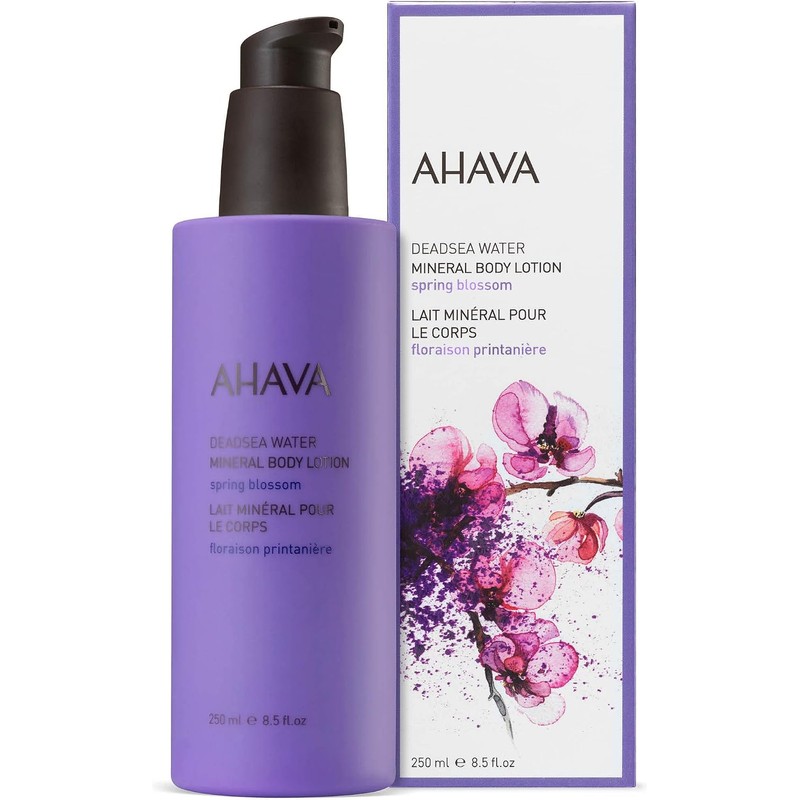 AHAVA Dead Sea Mineral Body Lotions, Spring Blossom, 8.5 Fl.