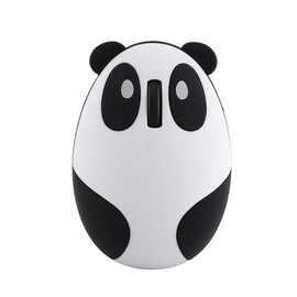Panda Computer Mouse, Ratón Óptico Inalámbrico de 2.4GHz, con Dos Ojos, Utilizado como Botones de Clic, Nariz como Botón de Desplazamiento para Win//Linux/Andriod/iOS