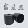 4 x Black Furniture Legs Height 45mm Round Diameter 50mm