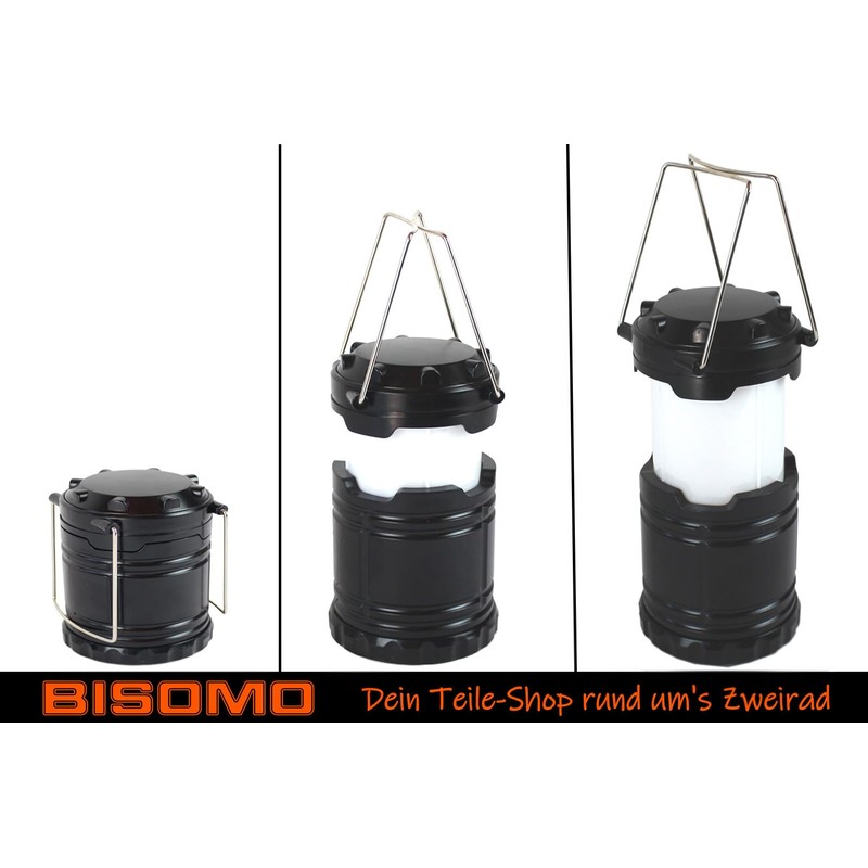 Outdoor Camping Lantern, Flame Effect or White Light, Diameter 87