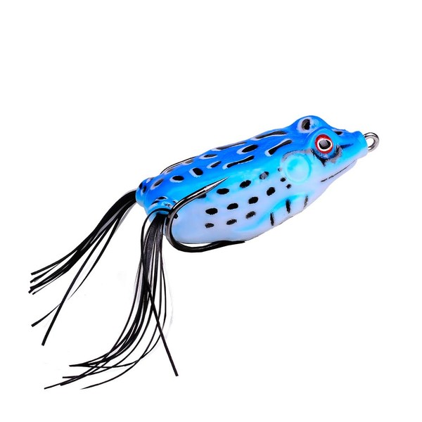 Topwater Frog Lure, Artificial Soft Bait Realistic Ray Frog Fishing