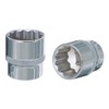 KS Tools 918.3713 3/8 Inch Chrome Plus 12-Point Socket, 13