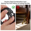 10 Pcs Bike Lock Cable with Combination - 4 Feet