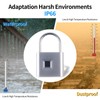 KENRONE Portable USB Charging Fingerprint Lock with Emergency Key, Smart