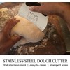 Dough Scraper, Pastry Scraper, Bench Scraper, Multi-Purpose Stainless Steel Griddle