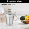 Stainless Steel Sauce Jug, Gravy Boat Sauce Jug with Hinged