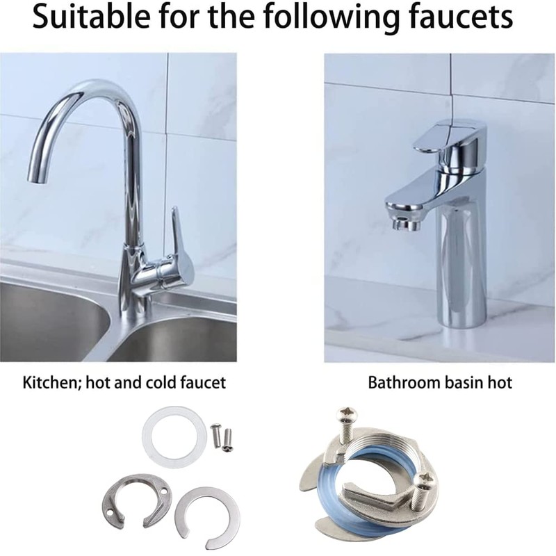 FZLANQ 1 PCS Faucet Fixing Nut Kit Durable Tap Fixing