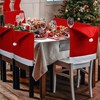 Zhongsheng 6Pcs Christmas Chair Covers for Dining Room Christmas Table