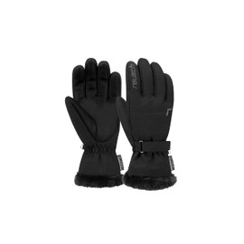 Reusch Luna R-TEX® XT mit wasserdichter und atmungsaktiver Membran, angenehm warme Skihandschuhe Schneehandschuhe, 8.5, Schwarz