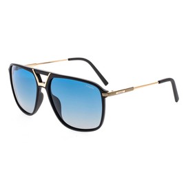 FAA'N Retro Vintage Square Aviator Sunglasses for Men Polarized Sunglasses Women Trendy Sun Glasses(Blue)