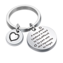 DZOSW Landlord Thank You Jewelry House-Owner Jewelry Landlord Jewelry Estate Investor Jewelry Landlady Jewelry Inspired Gift Landlord Thank You Keychain