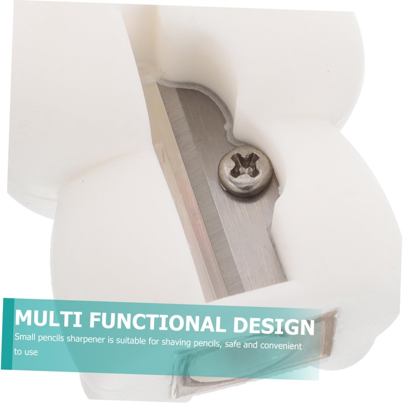 VICASKY Portable Bunny Doll Pencil Sharpener Handheld Eyebrow and Eyeliner