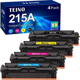 215A Toner Cartridges for HP 215A Toner Cartridges 4 Pack Use with HP Color Laserjet Pro MFP M182nw M183fw M182n M182 M183 M155nw M155a M155 Toner Printer for hp 215A Black Cyan Magenta Yellow 4 Pack