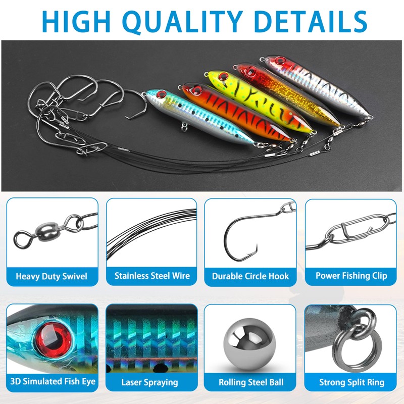 Catfish Float Rigs Santee Rig Catfishing Tackle 8/0 Circle Hooks