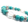 Summer Braces!- Natural Stone Turquoise Crystal Design Bracelet "STONE KITCHEN