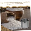 KICHOUSE 150ml Rice Measuring Cup Stainless Steel No Scale Easy