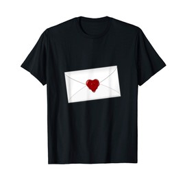 Love Letter Envelope with Heart Seal T-Shirt