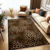 MAYDUNLAY Leopard Area Rug 5x7 for Bedroom,Cheetah Print Carpets for