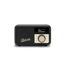 Roberts PETITE2 FM/DAB/DAB+ Portable Radio, Bluetooth, Alarm, Black