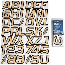 Hardline Products BRBLK700 Brown/Black Factory Matched Registration Number Kit