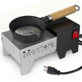 MMasters Fast-Heating Electric Lead Melting Pot – 80 Oz Capacity | Ideal for Bullet Casting & Fishing Weight Molds | Portable Lead Ingots Melter for Reloading & DIY Metal Projects