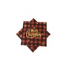 40pcs Christmas Napkins 2 Ply Red White Black Christmas Themed