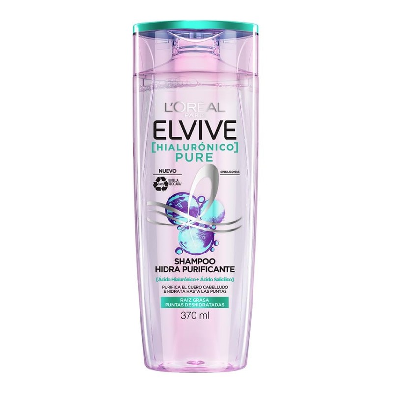 Elvive. Shampoo Hidra Hilaurónico 370ml Acondicionador Hidra Hilaurónico 370ml