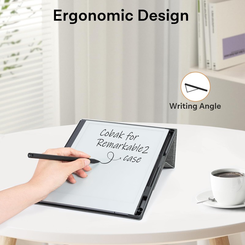CoBak Case for Remarkable 2 - Multi-Angle Foldable Stand with
