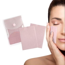 EKIND Oil Blotting Papers Replacement Packs Make Up Pads for Face Shine Control Men Women,Portable Oil Absorbing Tissues for Oily Skin(160 Sheets,Pink)