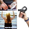 Duomspiace Grip Strength Trainer Hand Grip Strengthener Forearm Exerciser and