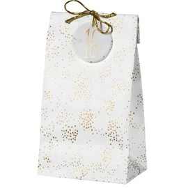 Winterwald Adventkalender 24x Papierbeutel 9x6x21,5cm