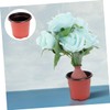 ORFOFE 100PCS Plastic Flower Pots Creative Breathable Planters Diameter for