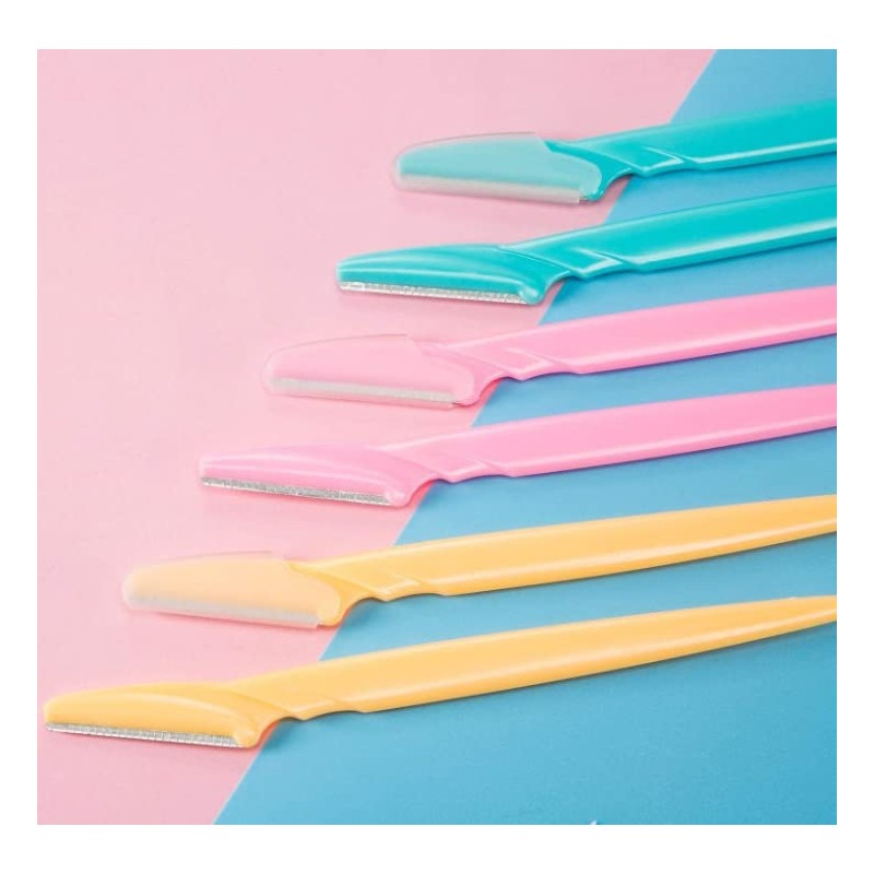Goodbuy Set de 6 Perfiladores, Maquinilla de Afeitar Ceja Afeitadora