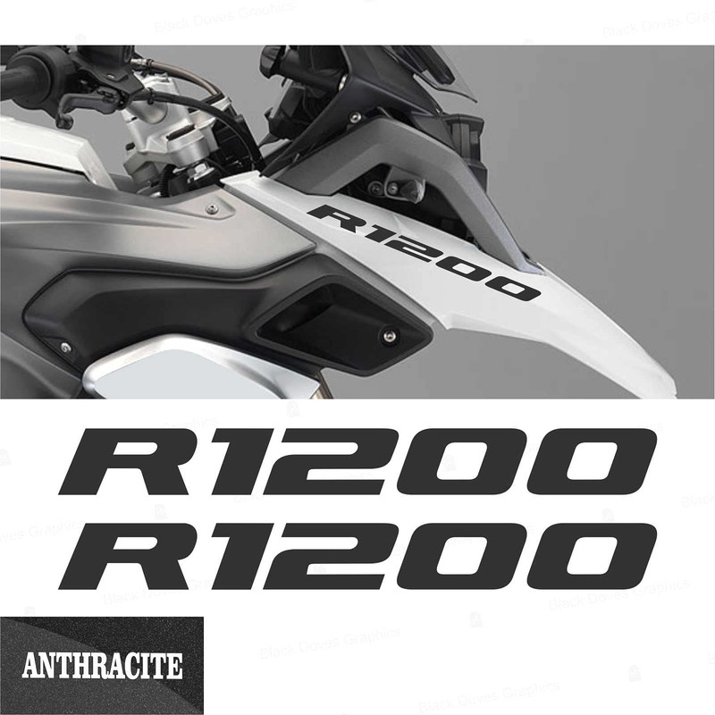 2pcs Stickers R1200 compatible with Moto Motorrad R1200GS ADVENTURE R