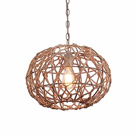 Kenroy Home Torus Pendant 100 Watt 12.25" Height 16" Width 16" Depth, Tan