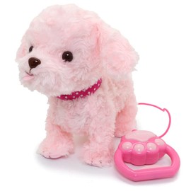 Mother Garden 506-58287 Walk Together Series Poodle-chan Pink (Plush, Dog, Electronic Pet)