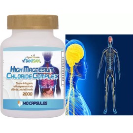 HIGH Cloruro de magnesium Magnesium Chloride High absorption 140 caps & OXIDE