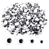 UPINS 300 Pcs Black Wiggle Googly Eyes with Self-Adhesive, 6mm