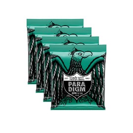 4 PACK Ernie Ball 2026 Paradigm Not Even Slinky Electric Guitar Strings, 12-56