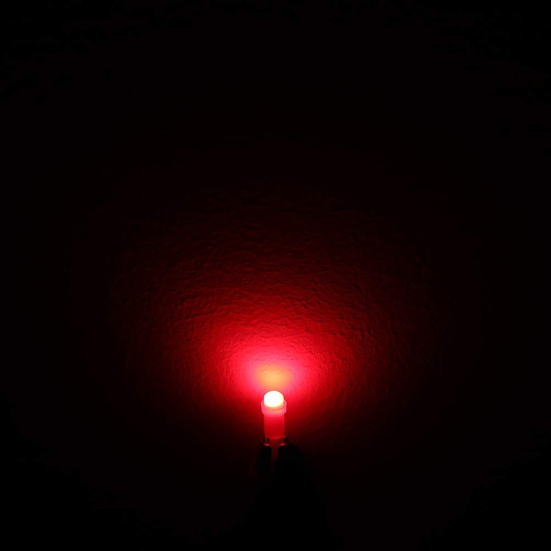 cciyu T5 LED Bulb, 74 Red Instrument Dashboard Gauge Cluster