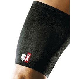 Lohmann & Rauscher epX Contoured Thigh Support, Thigh Brace Compression Sleeve for Pulled Hamstrings, Muscles, Sprains, Strains, and Running, Improves Circulation, Breathable, Medium