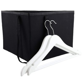 The Hanger Store Cotton Canvas Coat Hanger Bag, Wardrobe Storage & Clothes Hanger Organiser