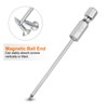 sourcing map 2pcs Ball End Hex Screwdriver Bit Set 1.5mm