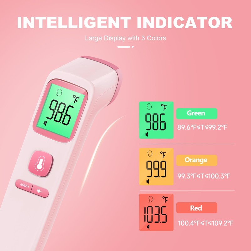 No-Touch Thermometer for Adults and Kids, Digital Accurate Baby Thermometer
