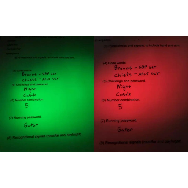 Army Laminated Operations Order (OPORD) Template | Weatherproof OPORD Shell