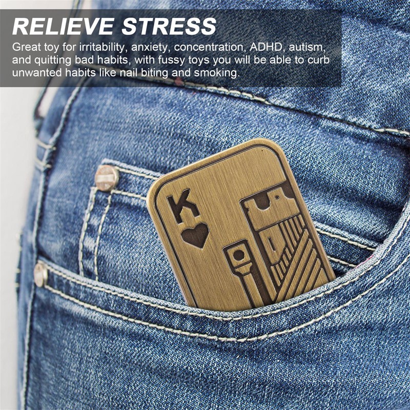 Metal Magnetic Slider Toy Stress Relieve Toy for Anxiety