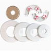 2 pcs Wall Split Flange Self-Adhesive tape Round Escutcheon Various