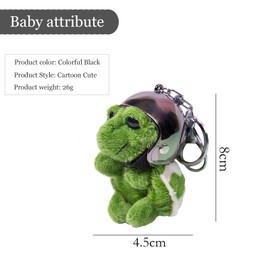 Turtle Key Ring, Turtle Keychain, Plush Turtle Cuddly Toy, Small, Pendant Turtle Key Ring, Turtles, Cuddly Toy, Turtles Pendant for Cute Animals, Gifts, Decoration