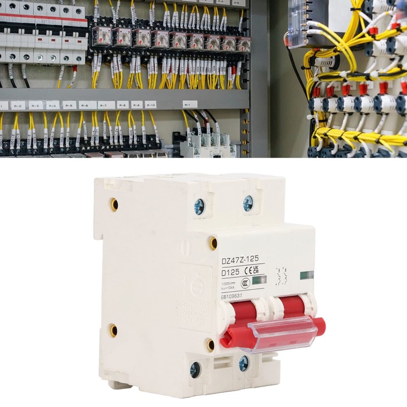 Circuit Breaker 1000 V DC 125 A C125 2P Top-Hat